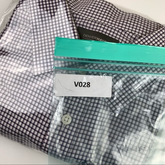 DENVER Hayes grey/pink check button up shirt - Picture 9 of 9